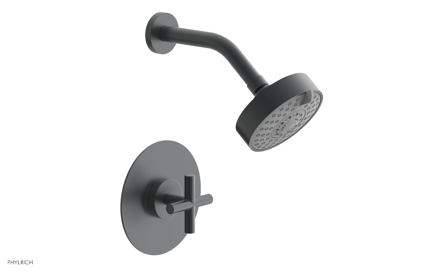 Phylrich TRANSITION Pressure Balance Shower Set - Cross Handle