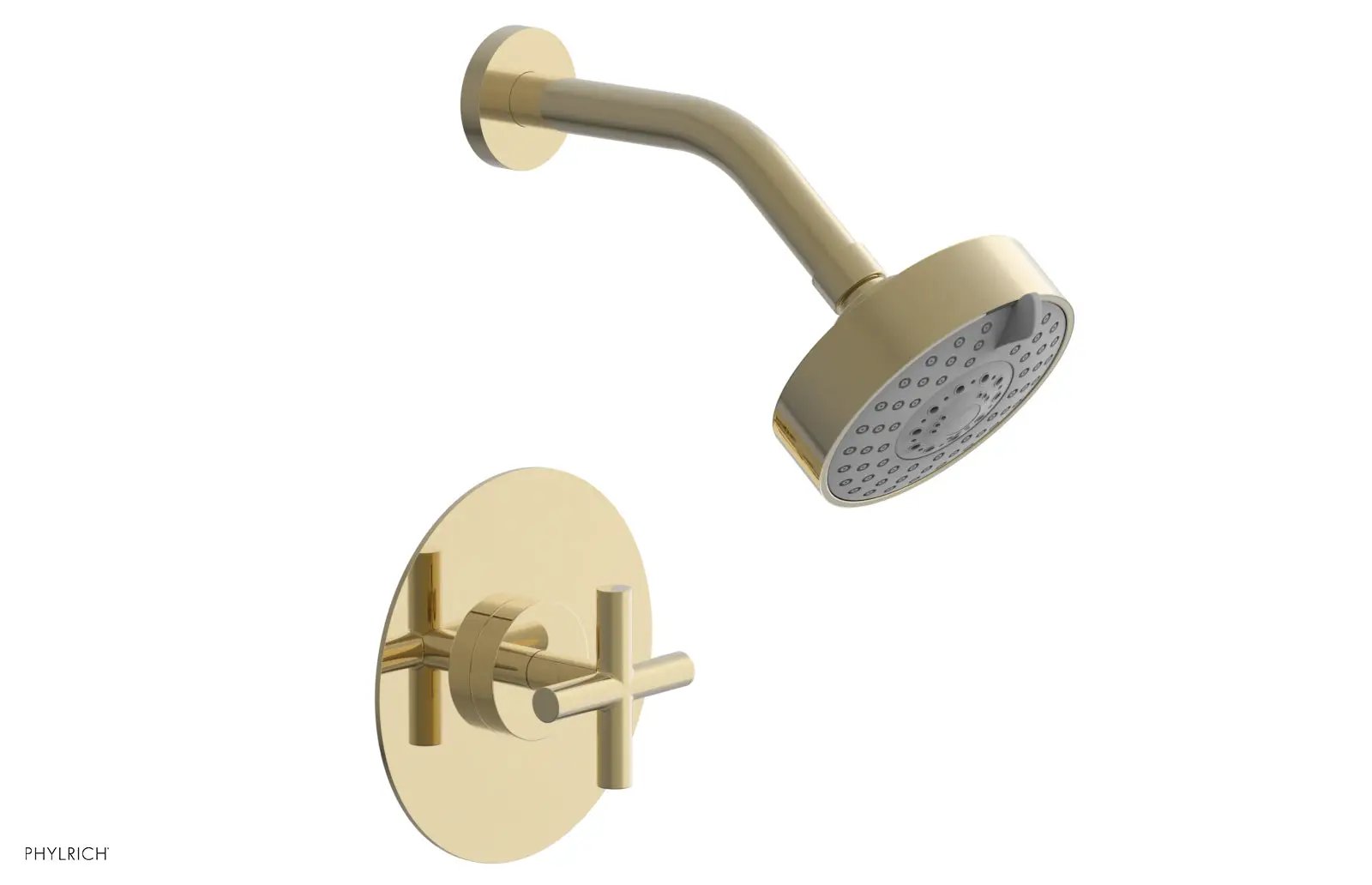 Phylrich TRANSITION Pressure Balance Shower Set - Cross Handle by Phylrich