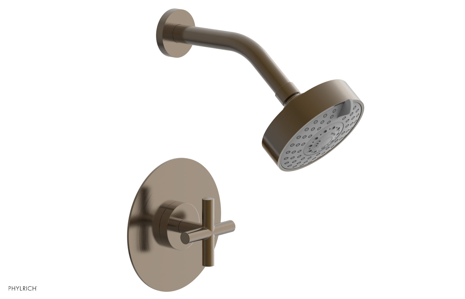 Phylrich TRANSITION Pressure Balance Shower Set - Cross Handle