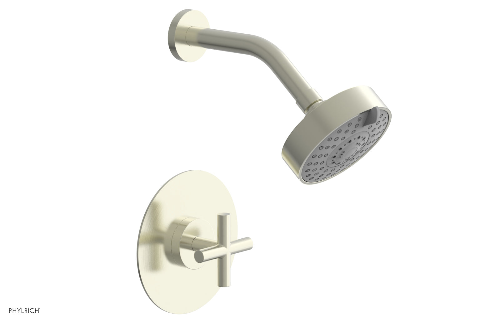 Phylrich TRANSITION Pressure Balance Shower Set - Cross Handle