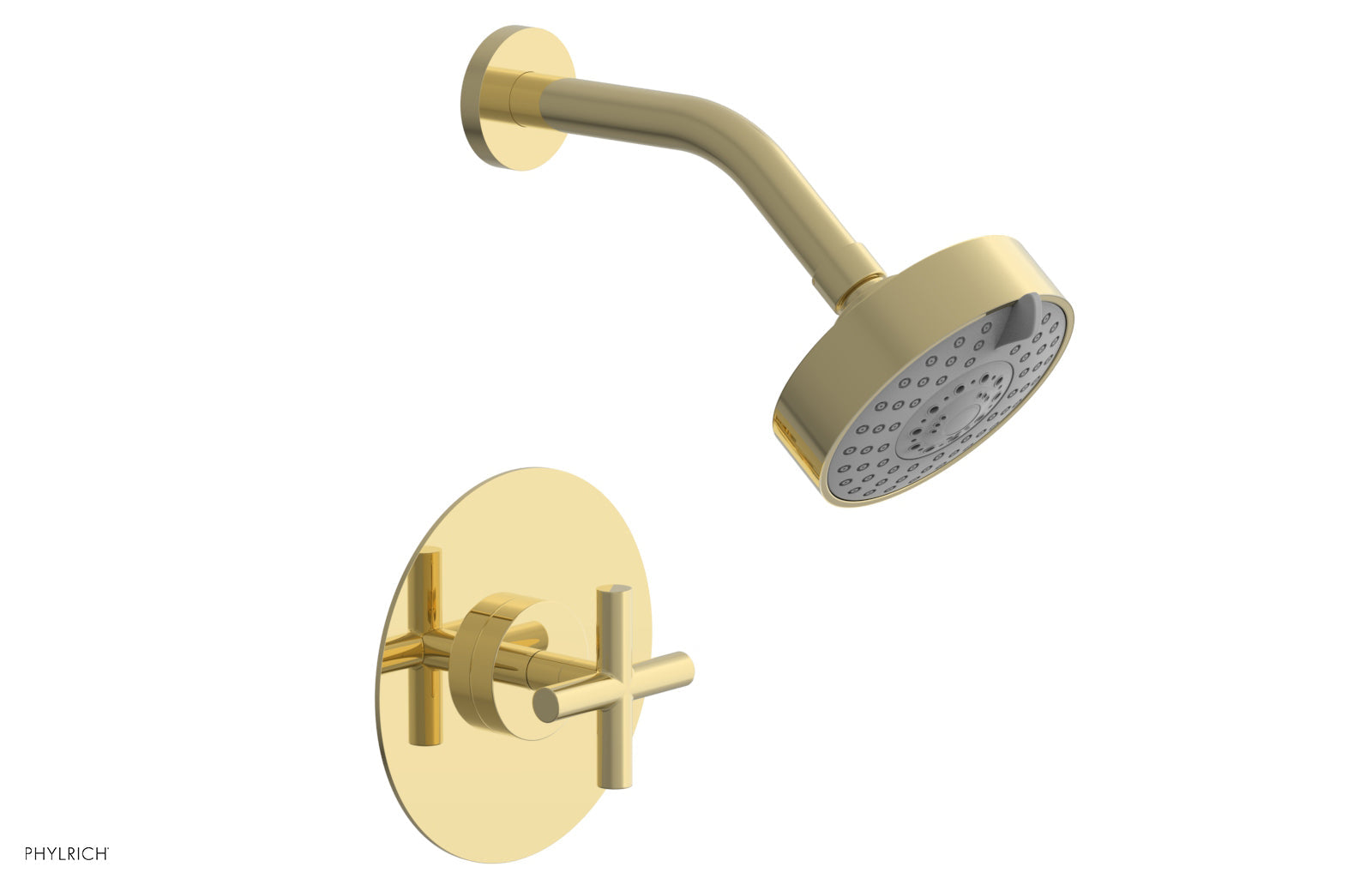Phylrich TRANSITION Pressure Balance Shower Set - Cross Handle