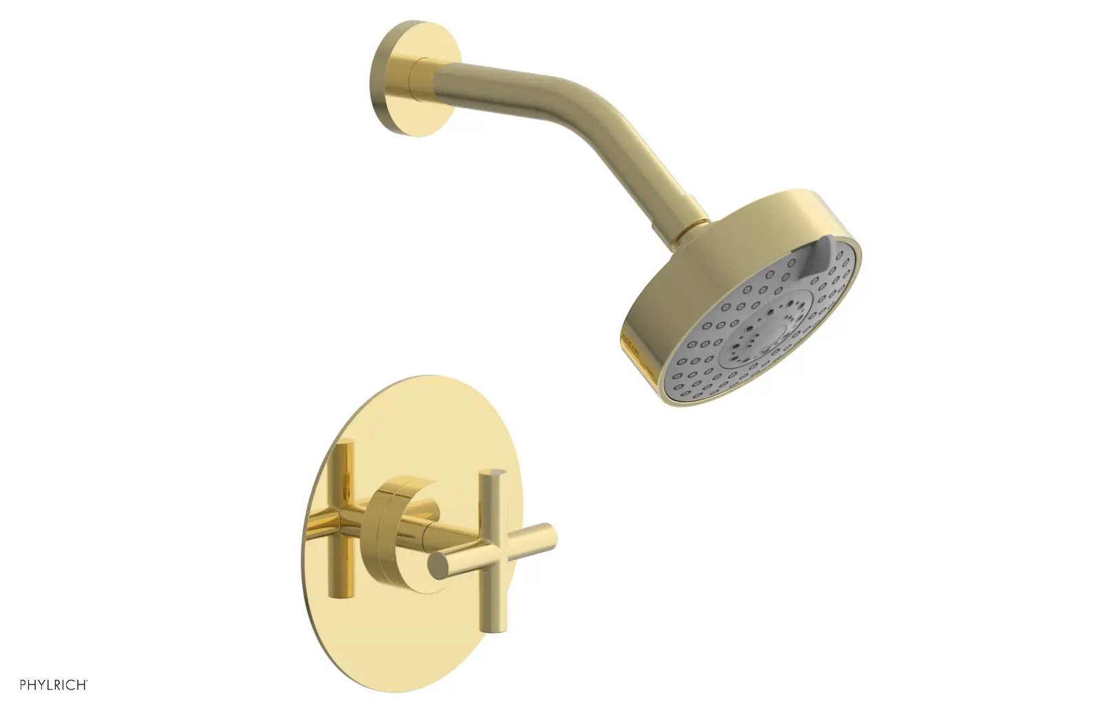 Phylrich TRANSITION Pressure Balance Shower Set - Cross Handle by Phylrich