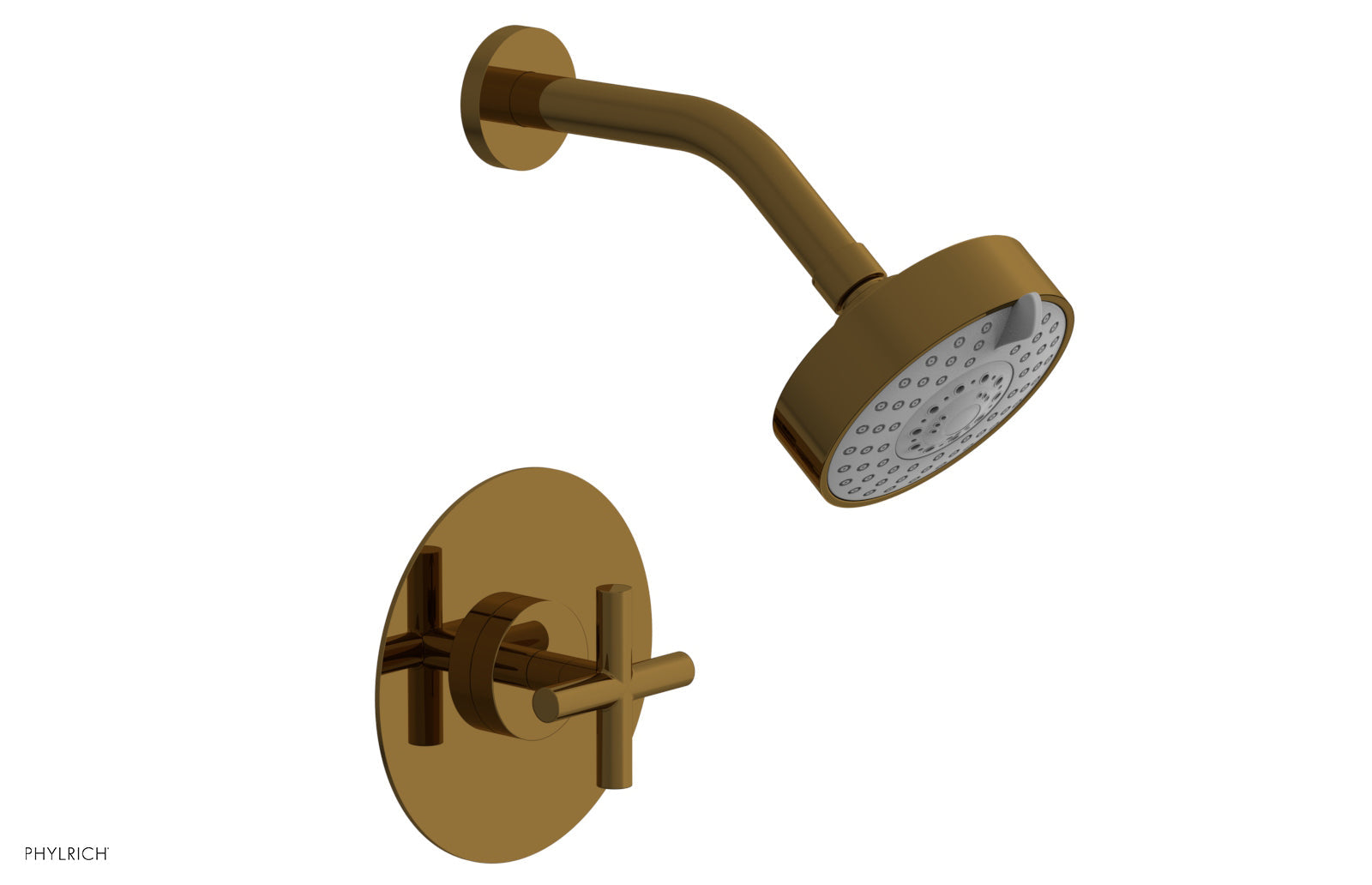 Phylrich TRANSITION Pressure Balance Shower Set - Cross Handle