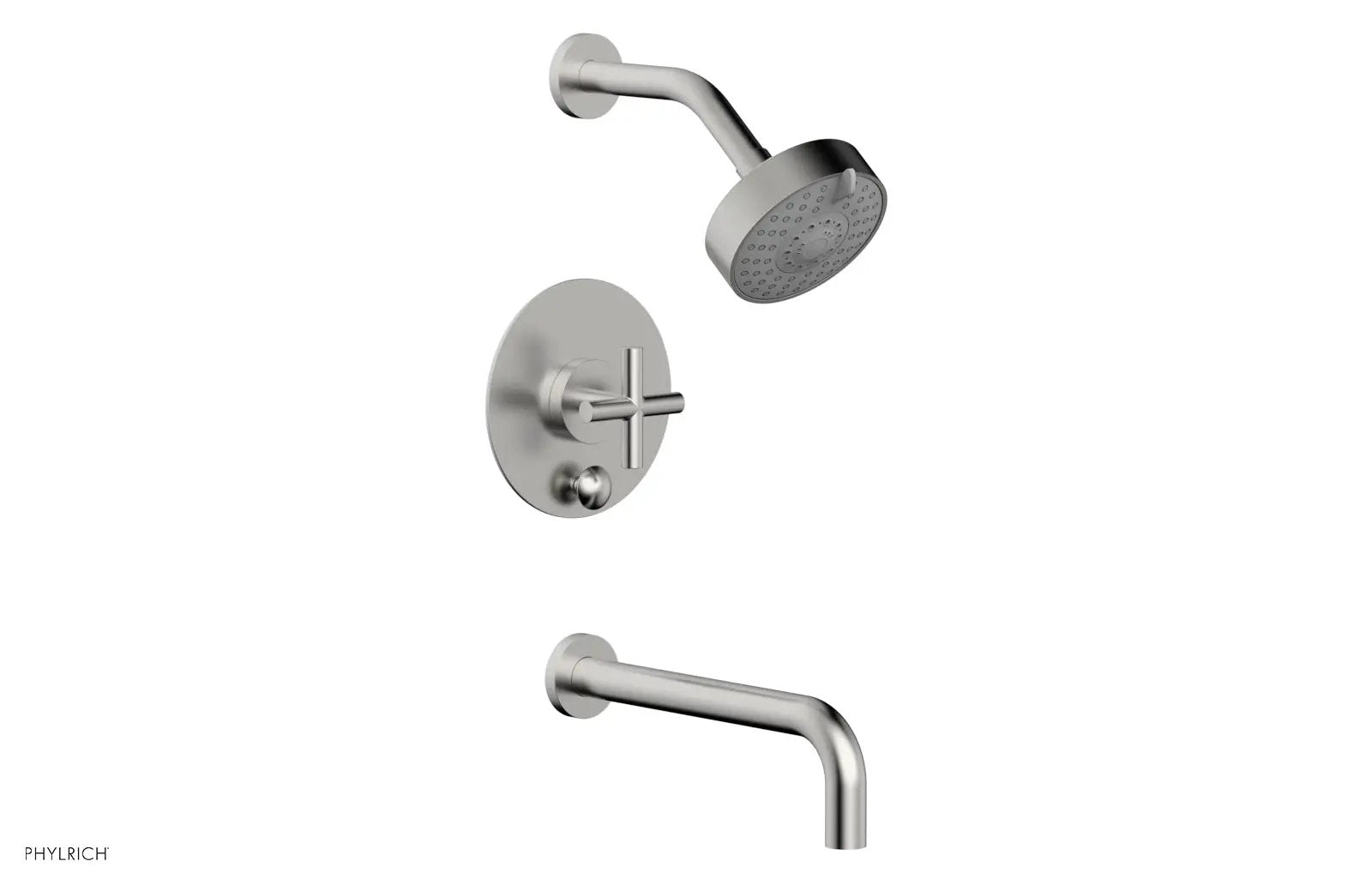 Phylrich TRANSITION Pressure Balance Tub & Shower Set 10" Spout - Cross Handle by Phylrich