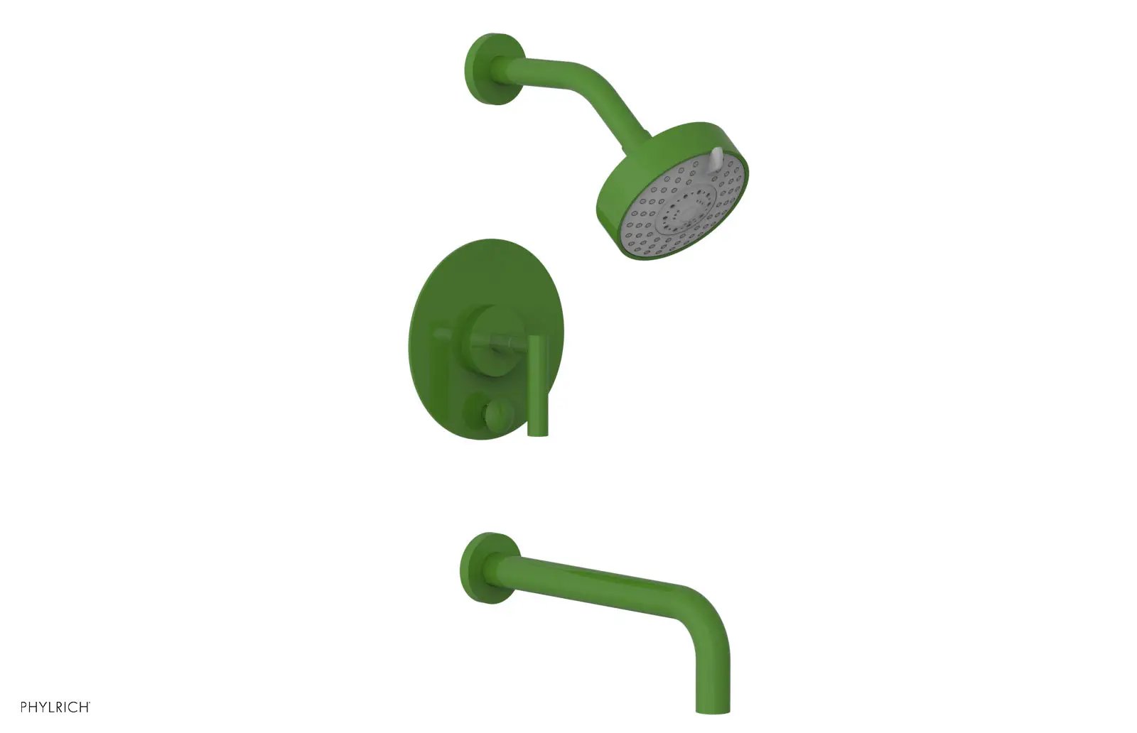 Phylrich TRANSITION Pressure Balance Tub & Shower Set 10" Spout - Lever Handle by Phylrich