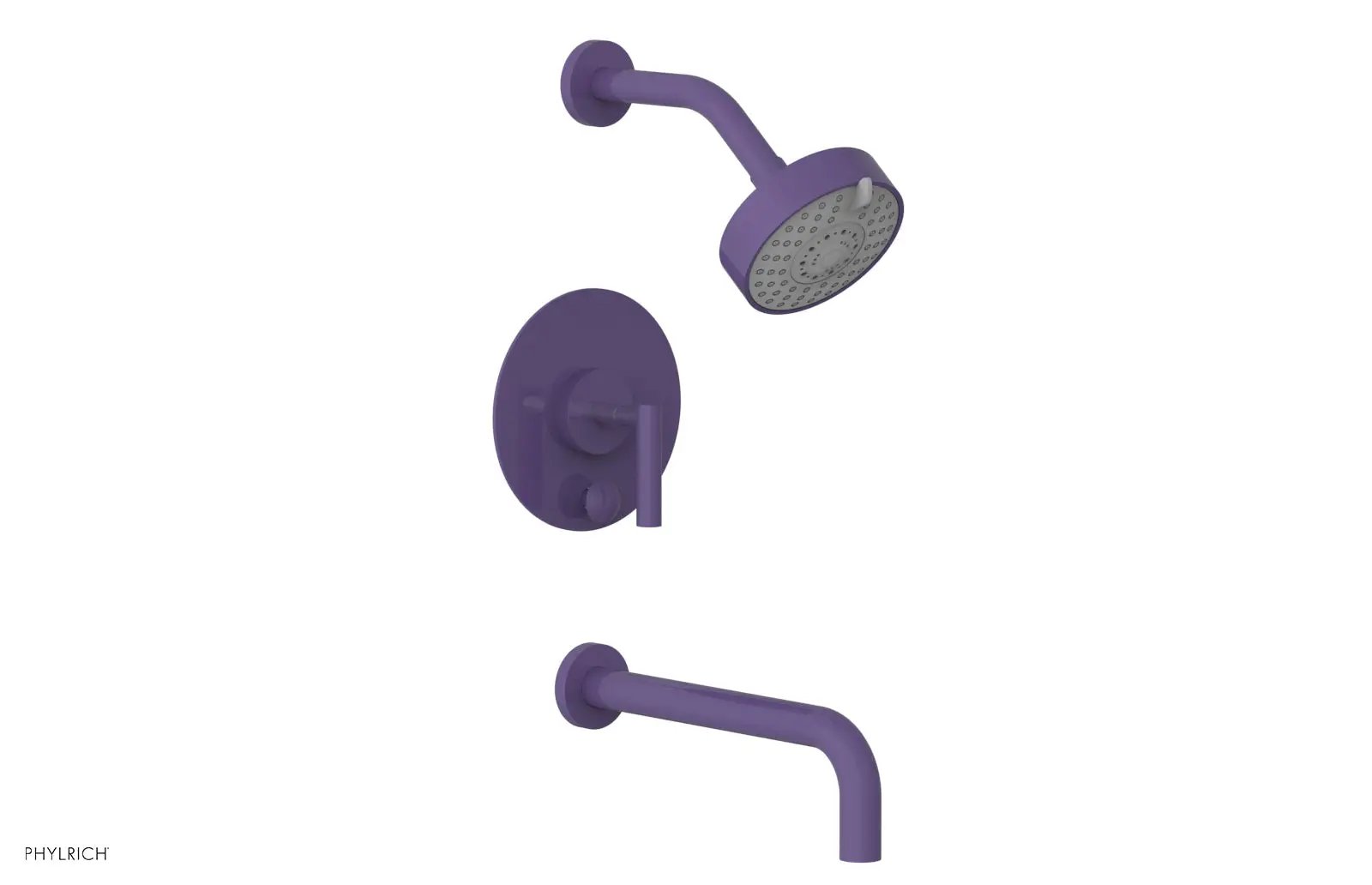 Phylrich TRANSITION Pressure Balance Tub & Shower Set 10" Spout - Lever Handle by Phylrich