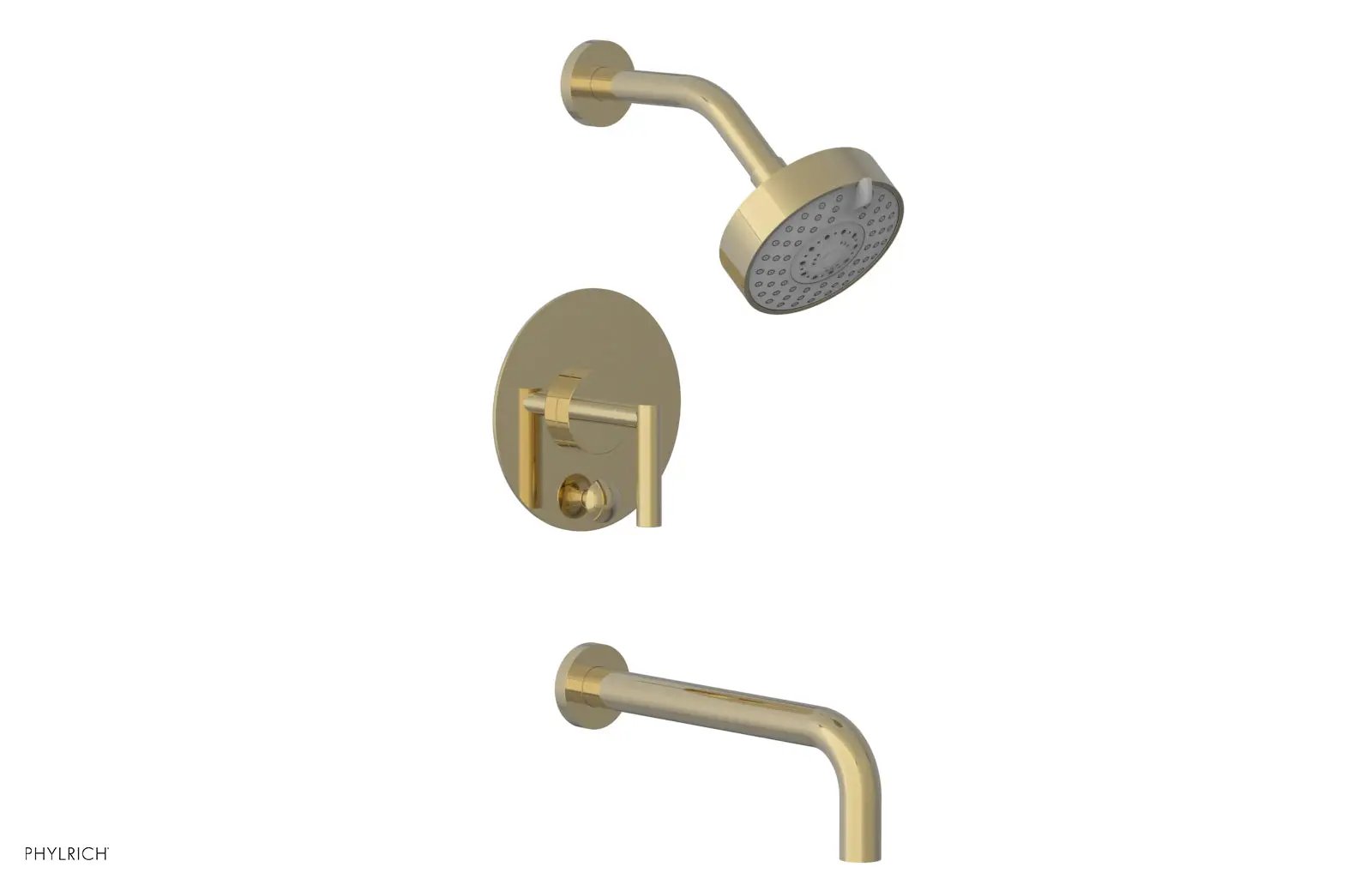 Phylrich TRANSITION Pressure Balance Tub & Shower Set 10" Spout - Lever Handle by Phylrich