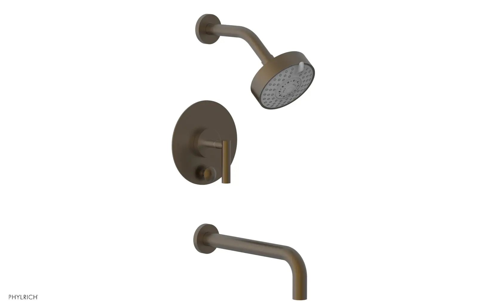 Phylrich TRANSITION Pressure Balance Tub & Shower Set 10" Spout - Lever Handle by Phylrich