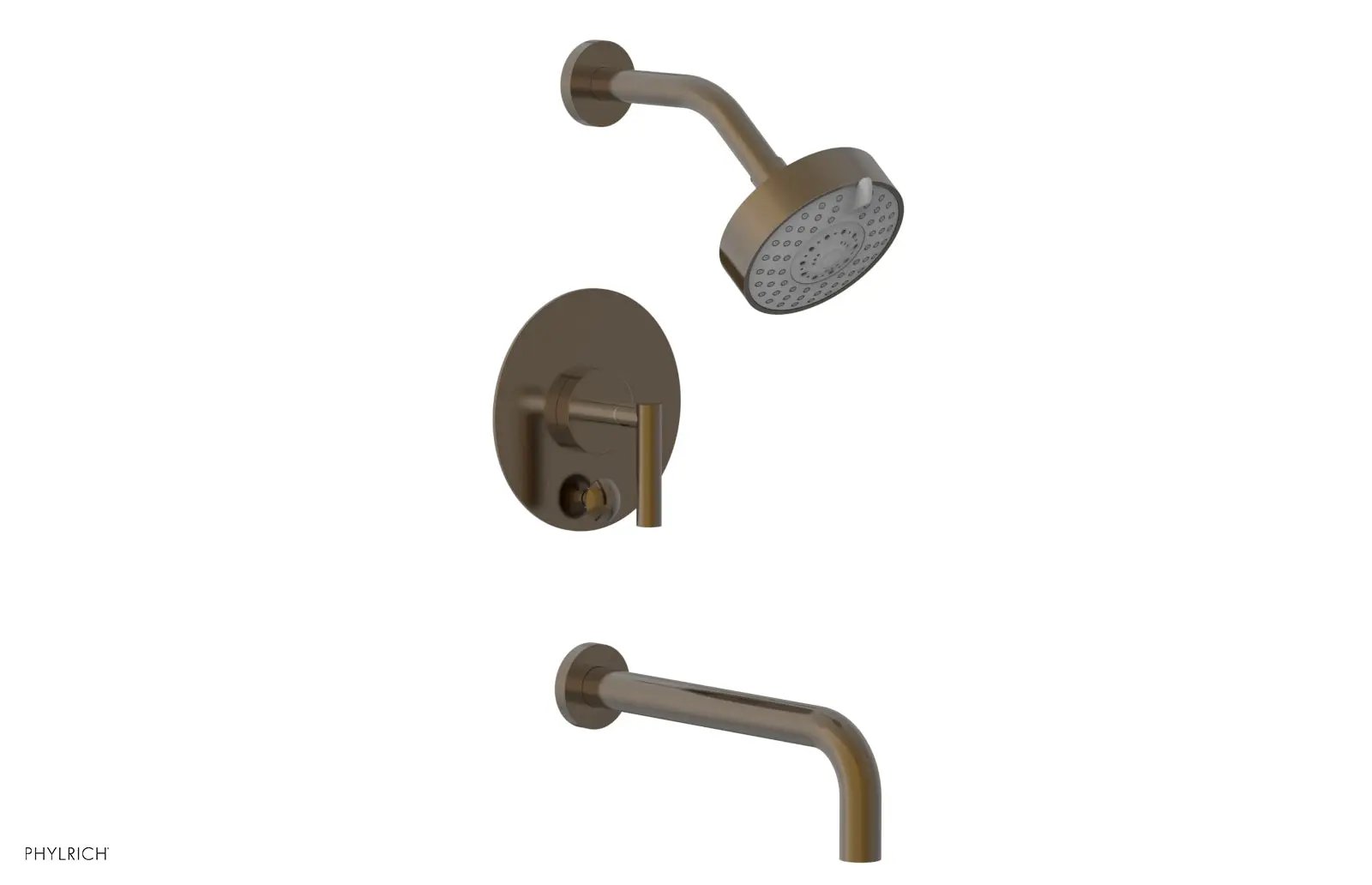 Phylrich TRANSITION Pressure Balance Tub & Shower Set 10" Spout - Lever Handle by Phylrich