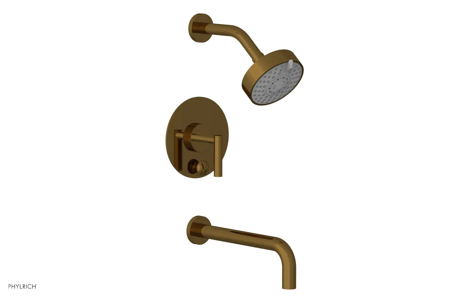 Phylrich TRANSITION Pressure Balance Tub & Shower Set 10" Spout - Lever Handle by Phylrich