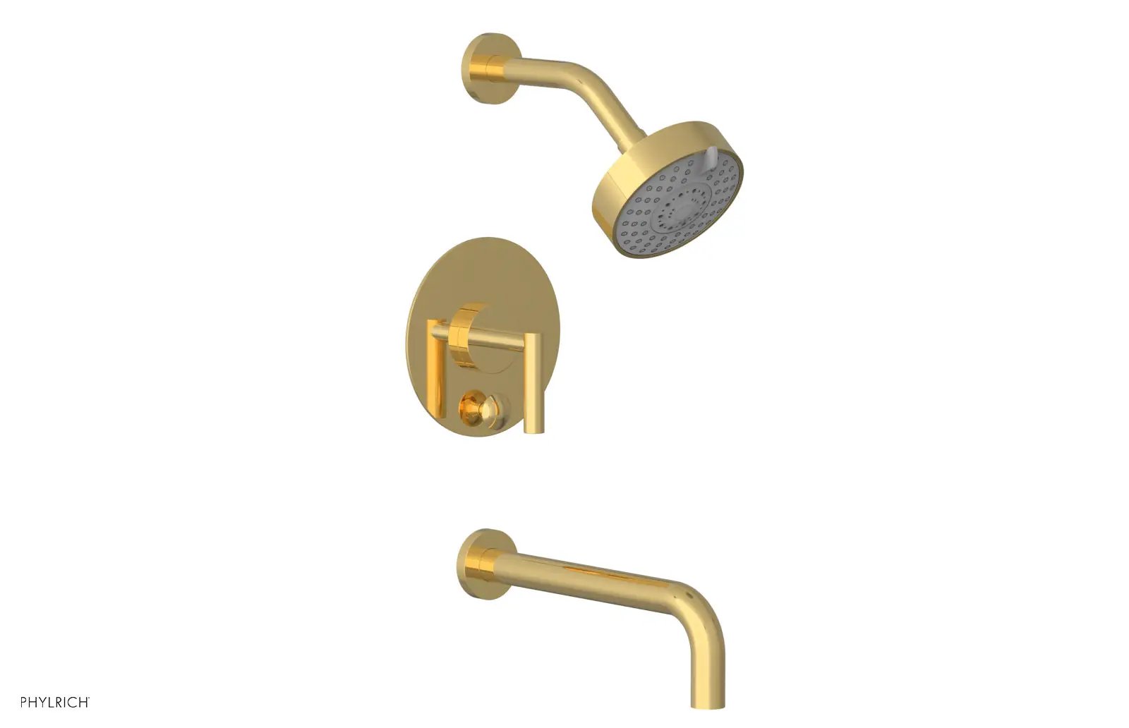 Phylrich TRANSITION Pressure Balance Tub & Shower Set 10" Spout - Lever Handle by Phylrich