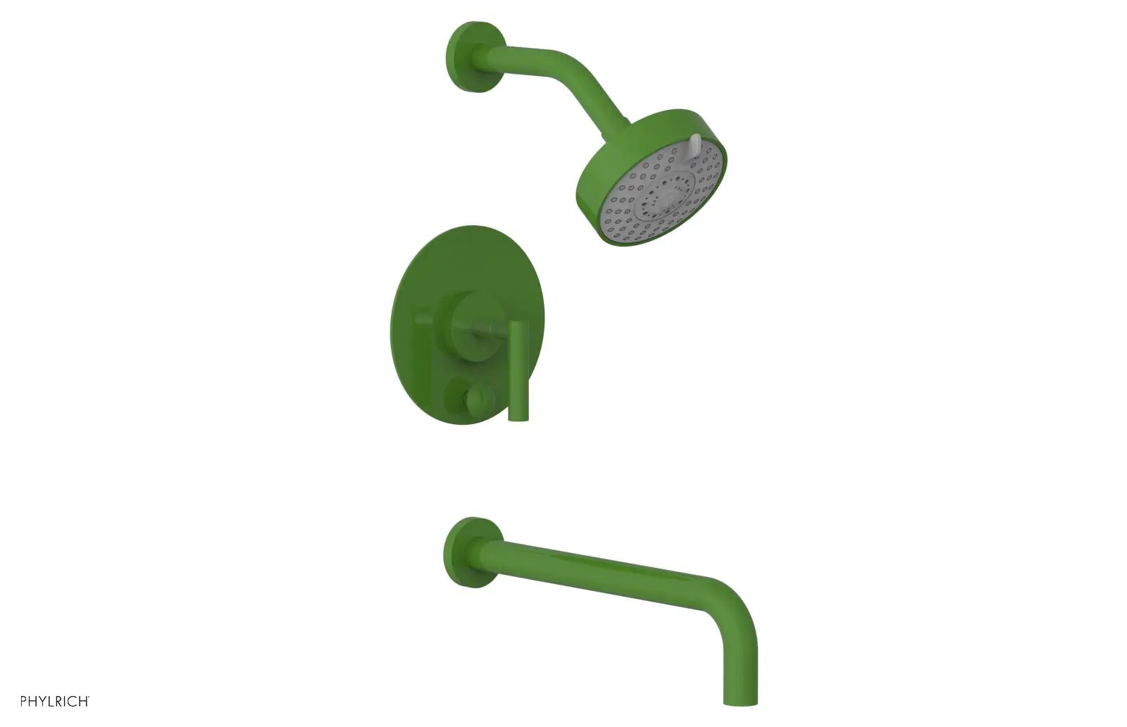 Phylrich TRANSITION Pressure Balance Tub & Shower Set 12" Spout - Lever Handle by Phylrich