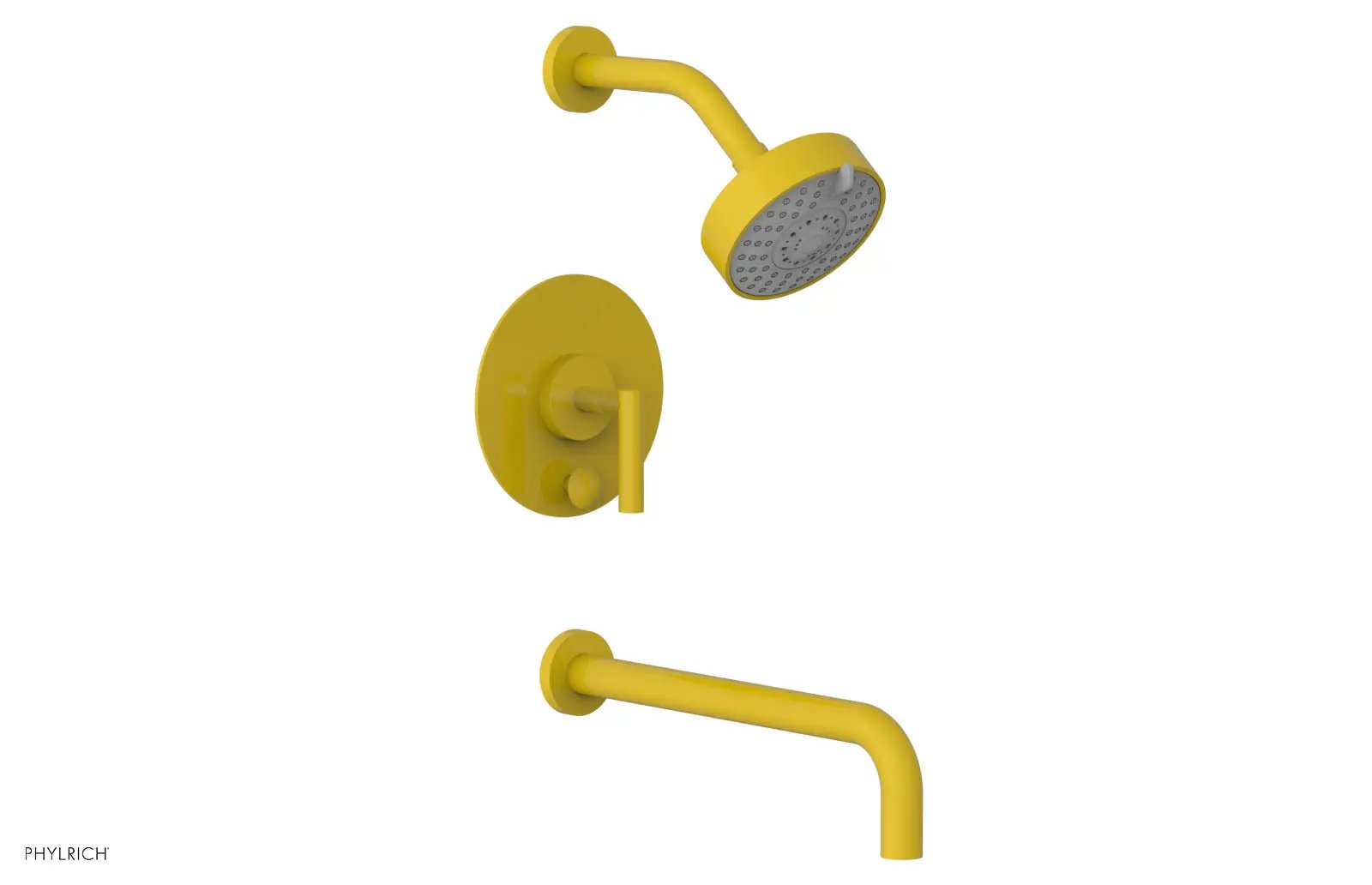 Phylrich TRANSITION Pressure Balance Tub & Shower Set 12" Spout - Lever Handle by Phylrich