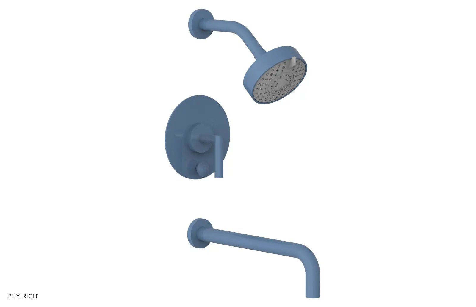 Phylrich TRANSITION Pressure Balance Tub & Shower Set 12" Spout - Lever Handle by Phylrich