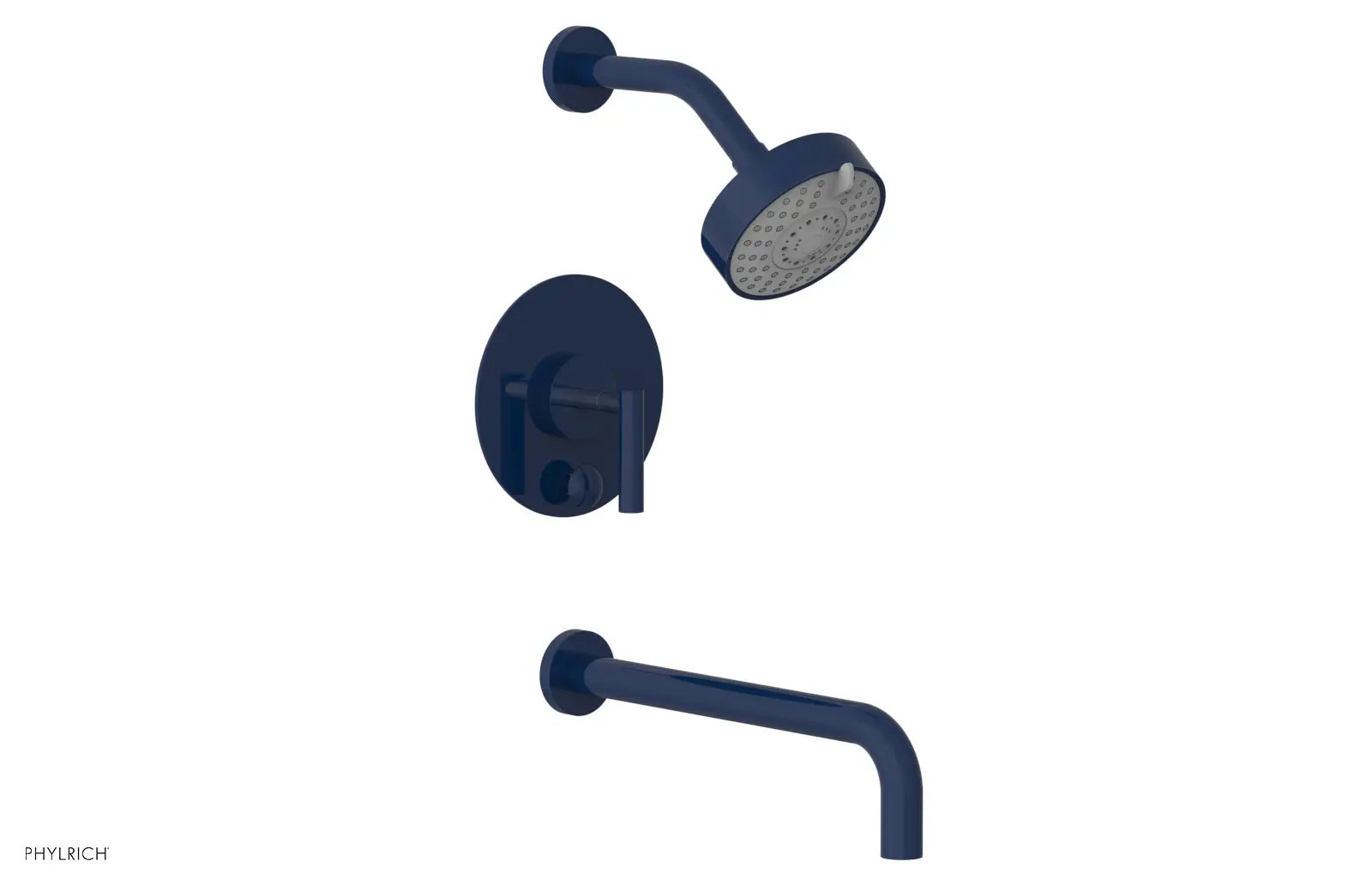 Phylrich TRANSITION Pressure Balance Tub & Shower Set 12" Spout - Lever Handle by Phylrich