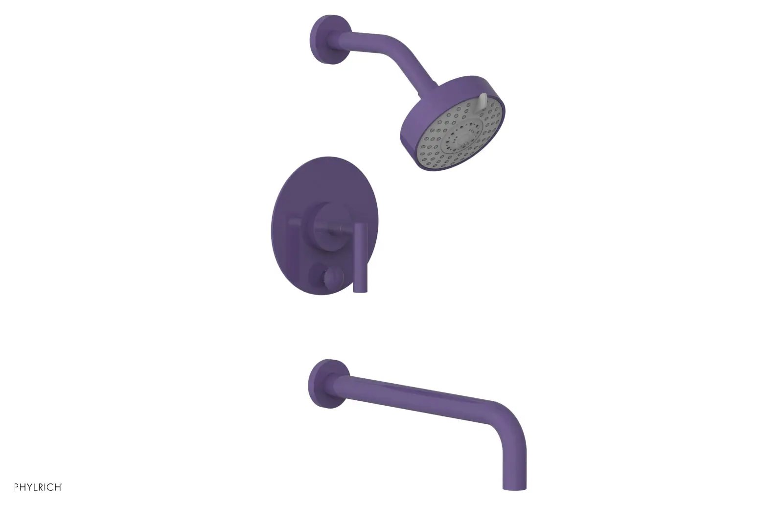 Phylrich TRANSITION Pressure Balance Tub & Shower Set 12" Spout - Lever Handle by Phylrich
