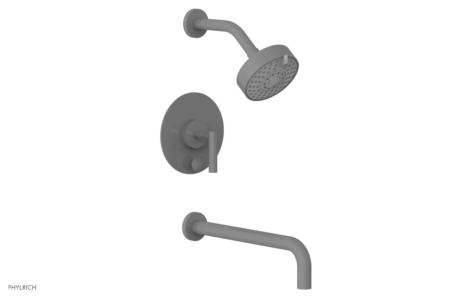 Phylrich TRANSITION Pressure Balance Tub & Shower Set 12" Spout - Lever Handle by Phylrich