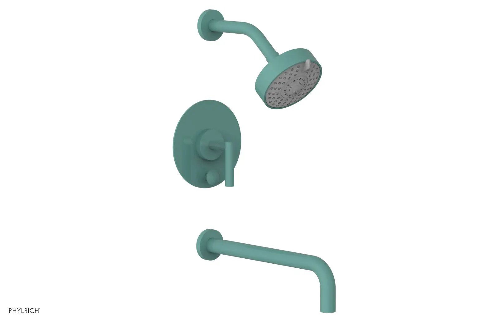 Phylrich TRANSITION Pressure Balance Tub & Shower Set 12" Spout - Lever Handle by Phylrich