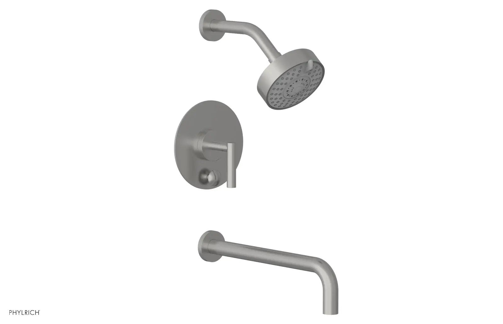 Phylrich TRANSITION Pressure Balance Tub & Shower Set 12" Spout - Lever Handle by Phylrich