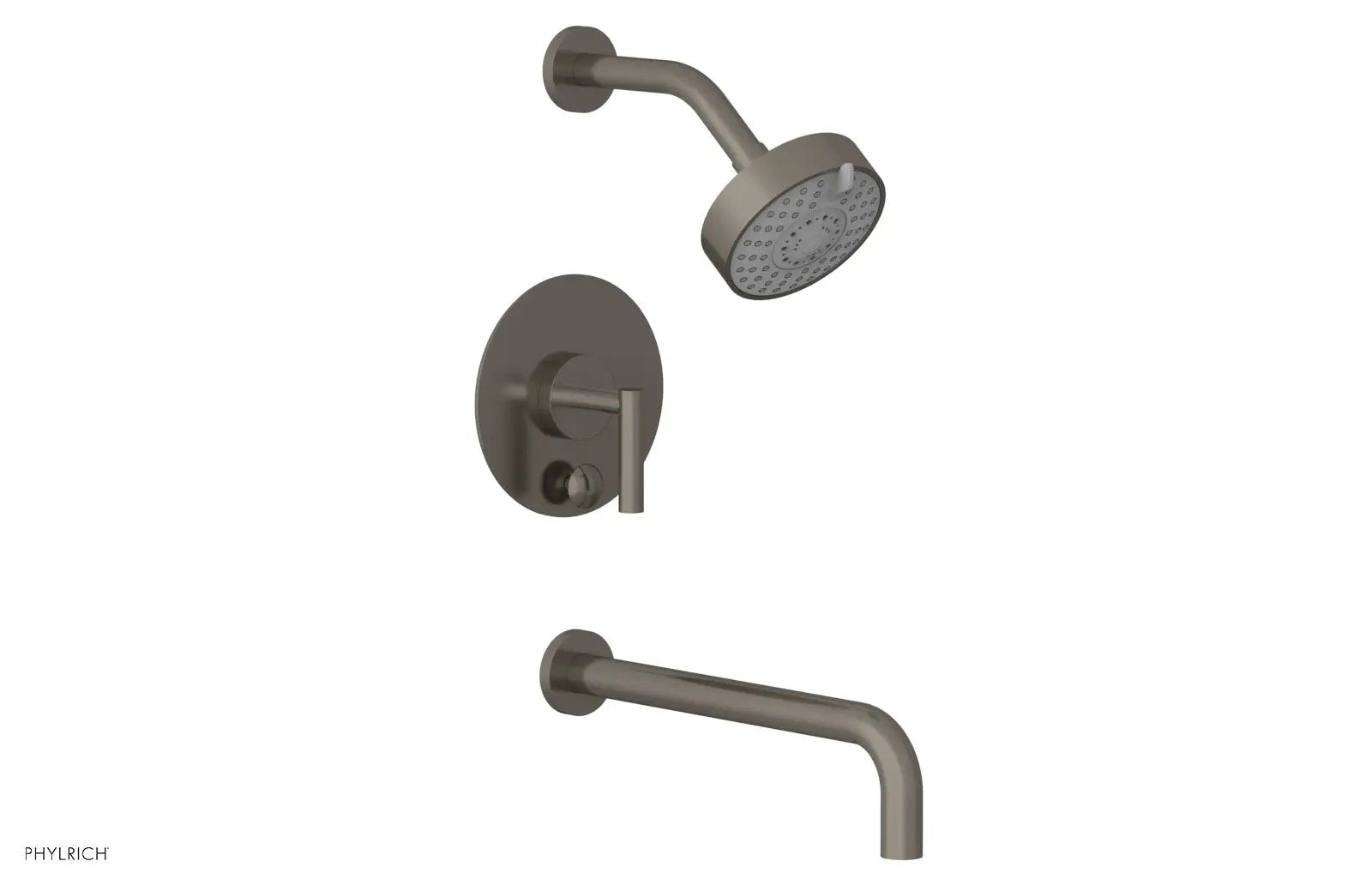 Phylrich TRANSITION Pressure Balance Tub & Shower Set 12" Spout - Lever Handle by Phylrich