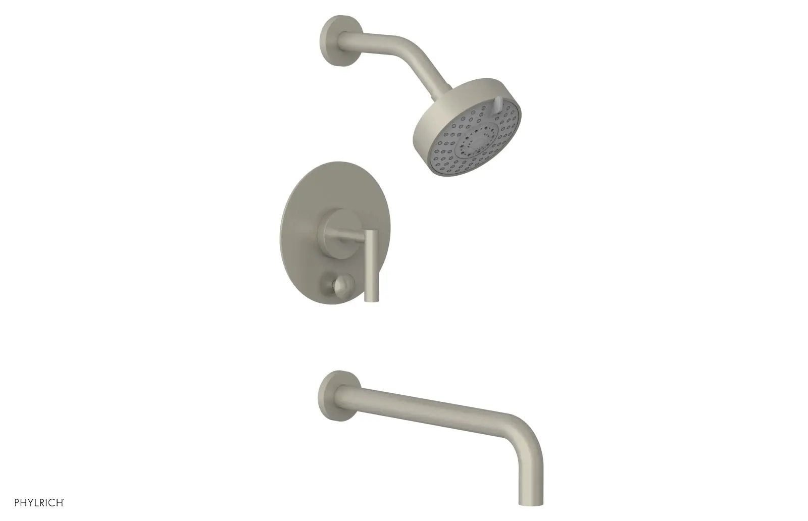 Phylrich TRANSITION Pressure Balance Tub & Shower Set 12" Spout - Lever Handle by Phylrich