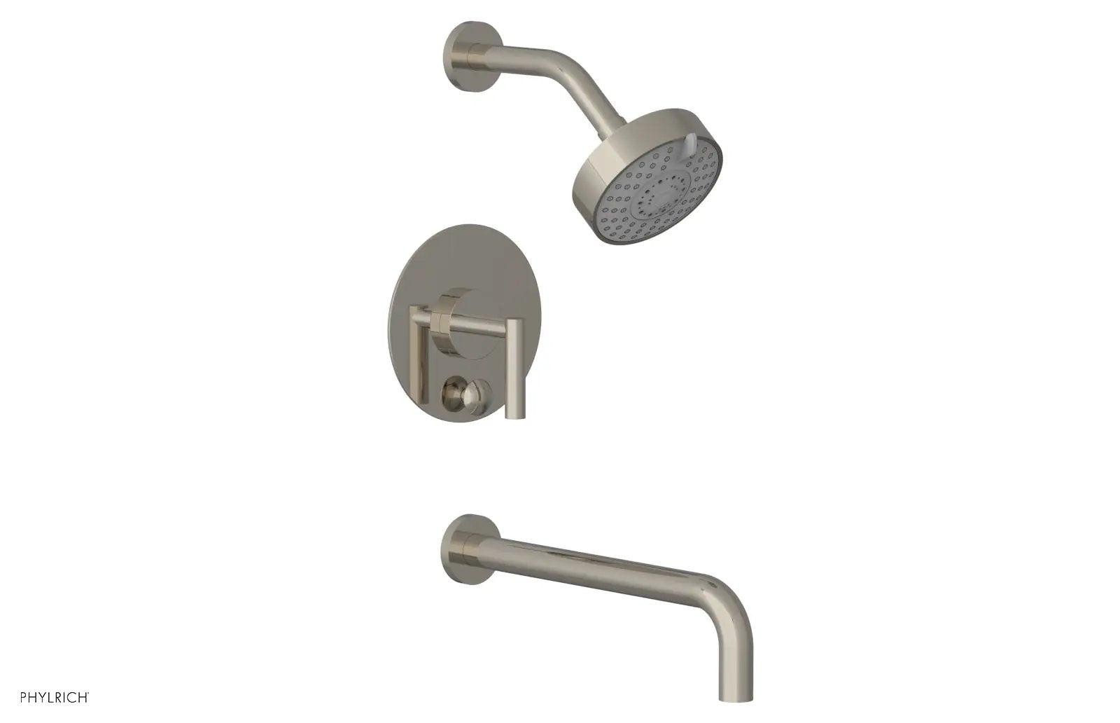 Phylrich TRANSITION Pressure Balance Tub & Shower Set 12" Spout - Lever Handle by Phylrich