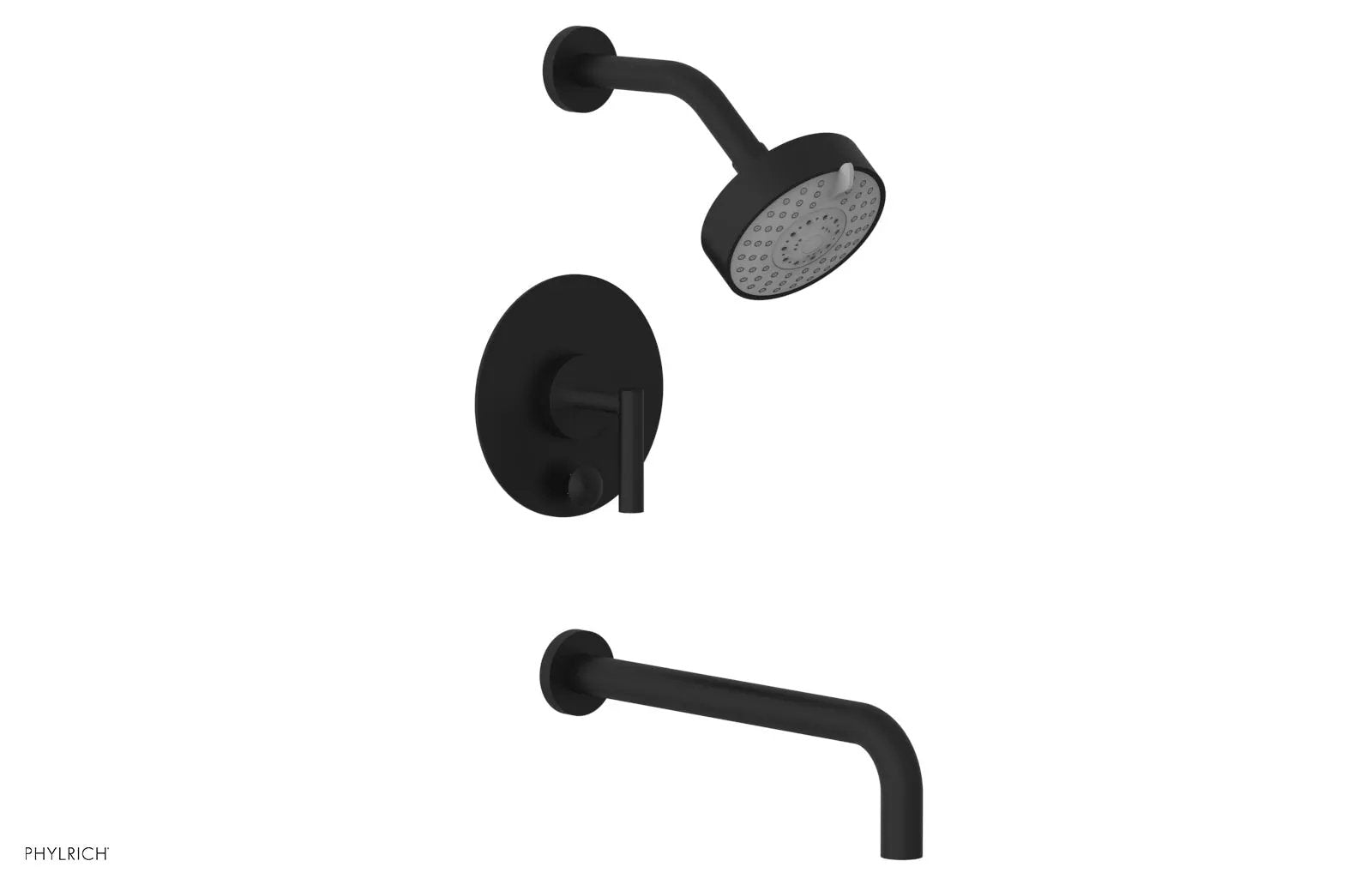 Phylrich TRANSITION Pressure Balance Tub & Shower Set 12" Spout - Lever Handle by Phylrich
