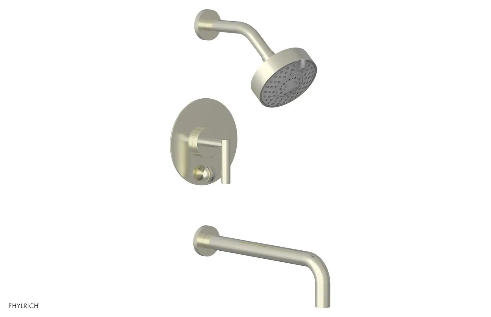 Phylrich TRANSITION Pressure Balance Tub & Shower Set 12" Spout - Lever Handle by Phylrich