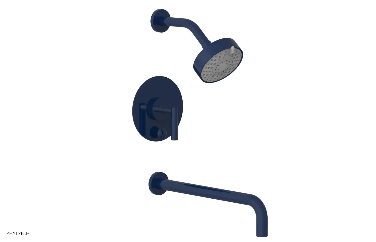 Phylrich TRANSITION Pressure Balance Tub & Shower Set 14" Spout - Lever Handle by Phylrich