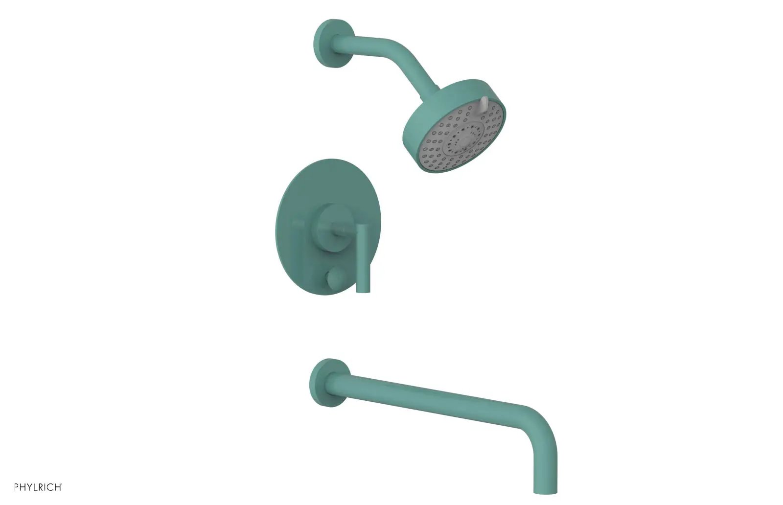 Phylrich TRANSITION Pressure Balance Tub & Shower Set 14" Spout - Lever Handle by Phylrich