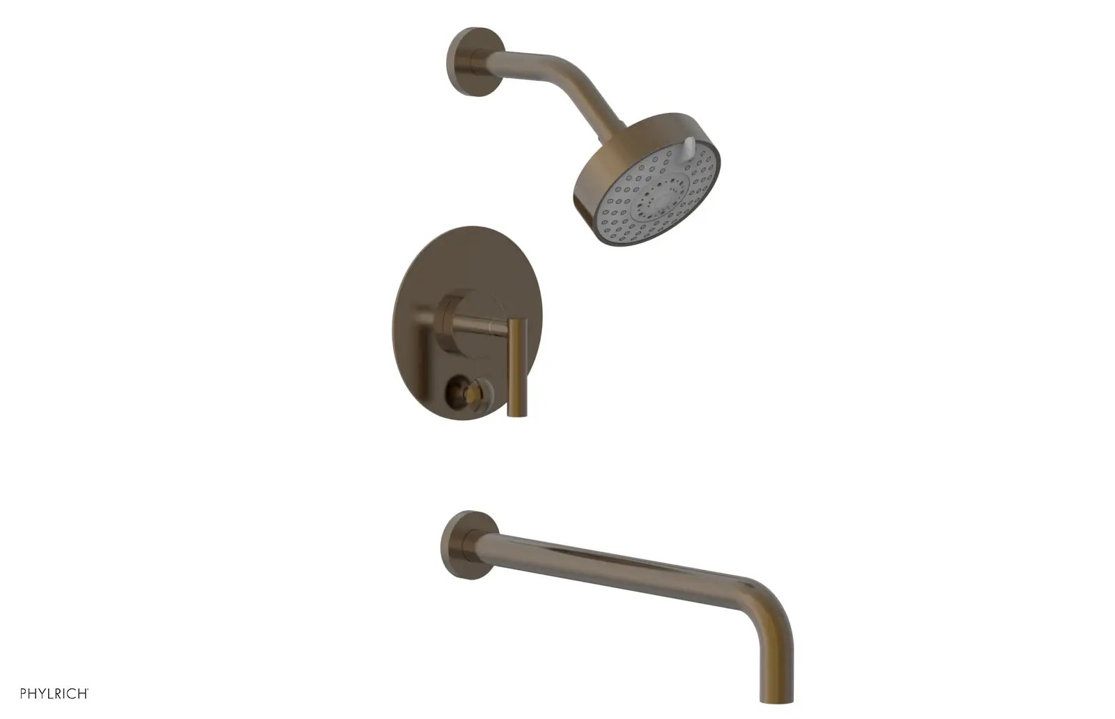Phylrich TRANSITION Pressure Balance Tub & Shower Set 14" Spout - Lever Handle by Phylrich