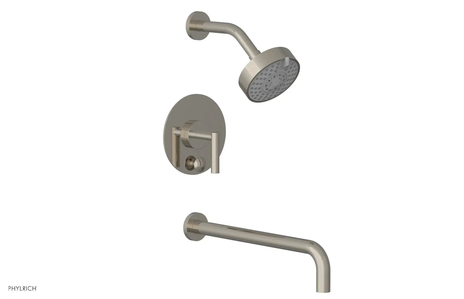 Phylrich TRANSITION Pressure Balance Tub & Shower Set 14" Spout - Lever Handle by Phylrich