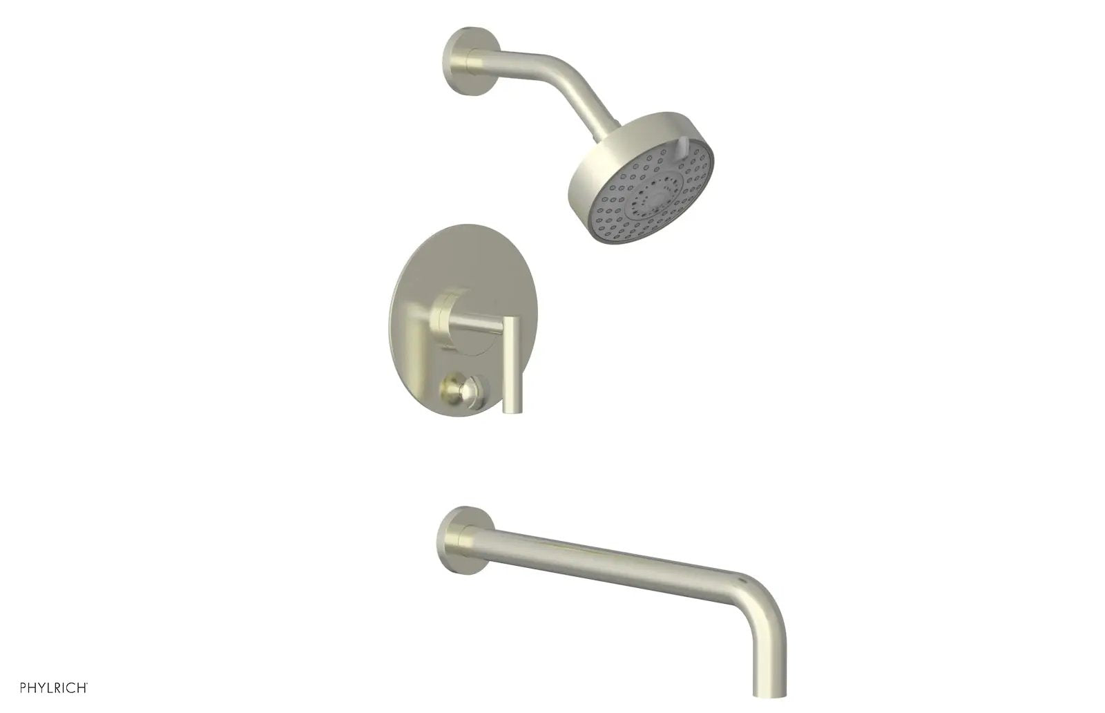 Phylrich TRANSITION Pressure Balance Tub & Shower Set 14" Spout - Lever Handle by Phylrich