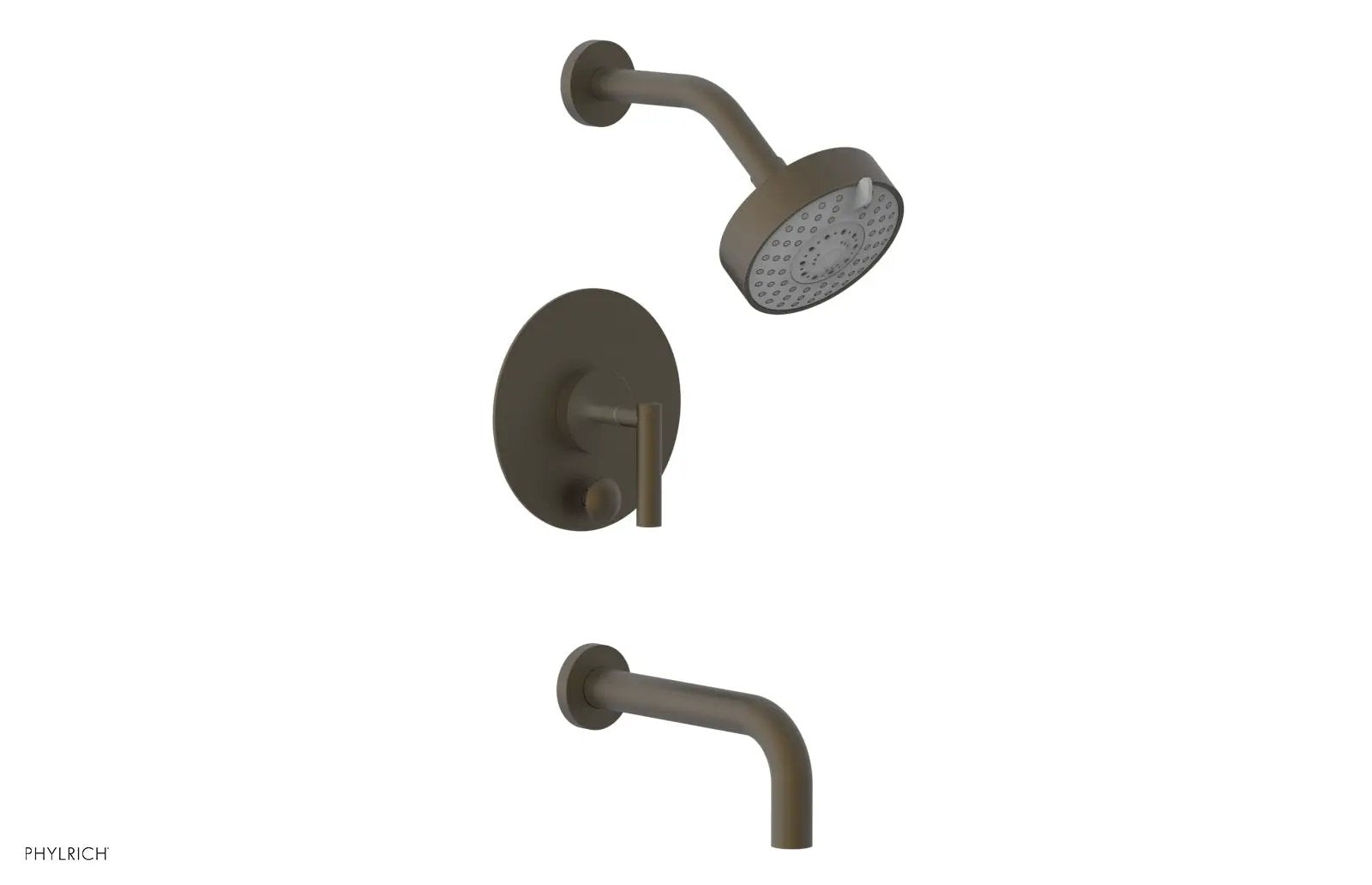 Phylrich TRANSITION Pressure Balance Tub & Shower Set 7 1/2" Spout - Lever Handle by Phylrich