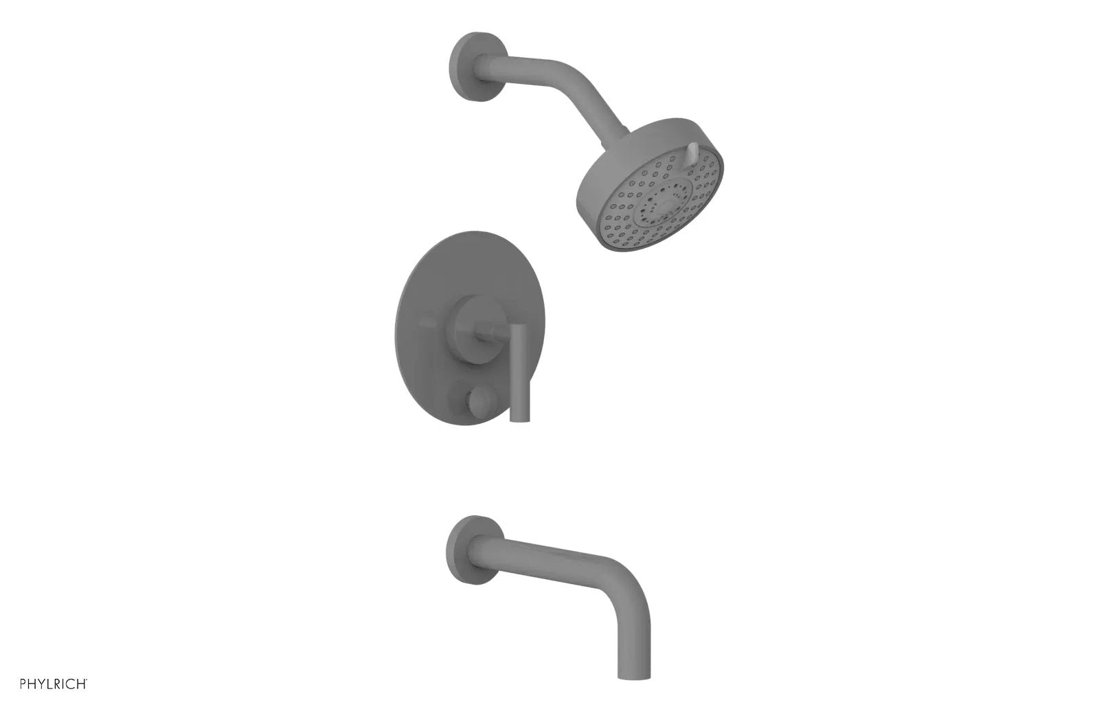 Phylrich TRANSITION Pressure Balance Tub & Shower Set 7 1/2" Spout - Lever Handle by Phylrich