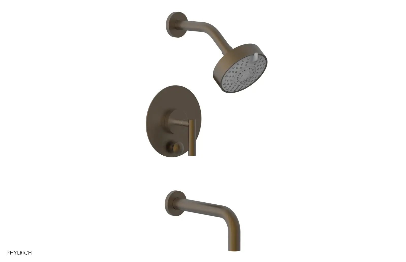 Phylrich TRANSITION Pressure Balance Tub & Shower Set 7 1/2" Spout - Lever Handle by Phylrich