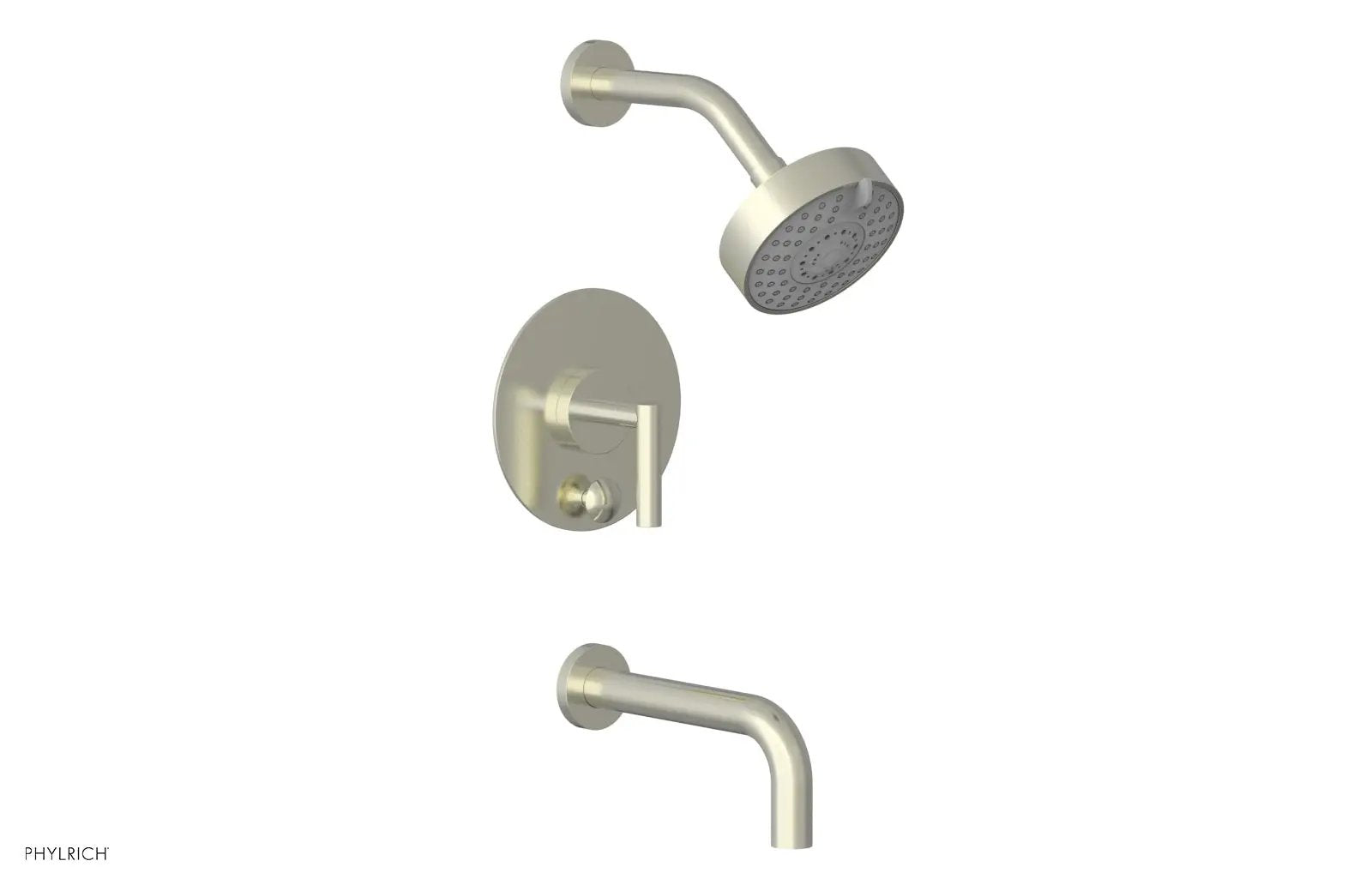 Phylrich TRANSITION Pressure Balance Tub & Shower Set 7 1/2" Spout - Lever Handle by Phylrich