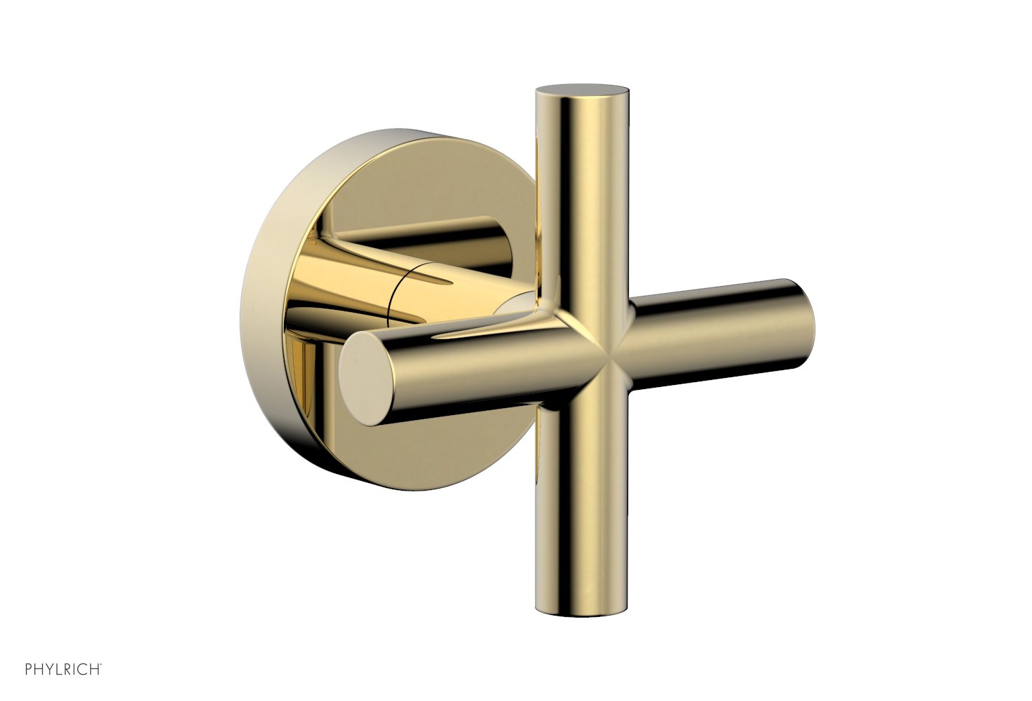 Phylrich TRANSITION Volume Control/Diverter Trim - Cross Handle