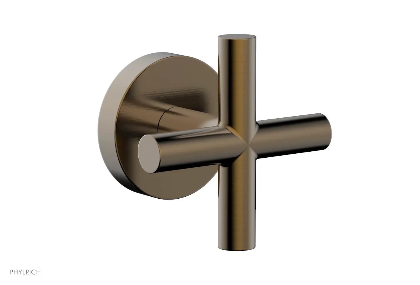 Phylrich TRANSITION Volume Control/Diverter Trim - Cross Handle by Phylrich