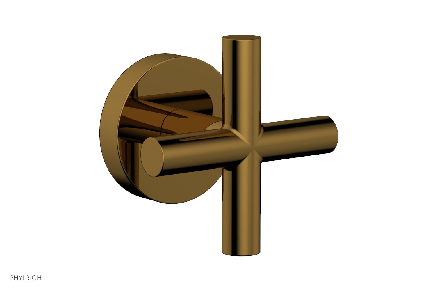 Phylrich TRANSITION Volume Control/Diverter Trim - Cross Handle