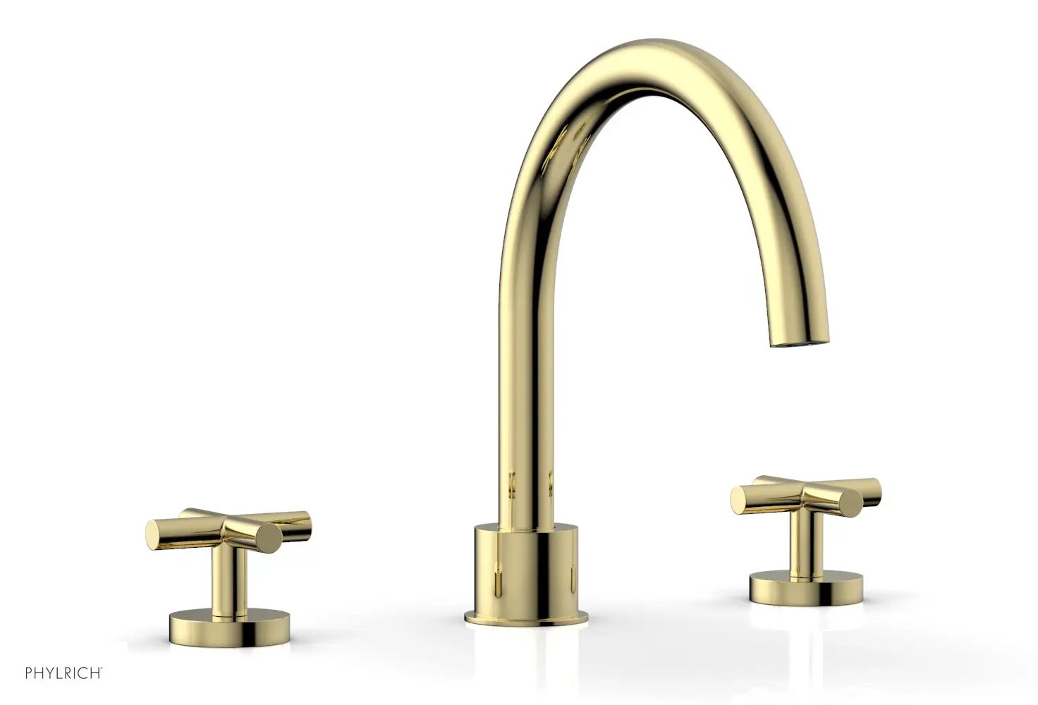 Phylrich TRANSITION Deck Tub Set - Cross Handles by Phylrich
