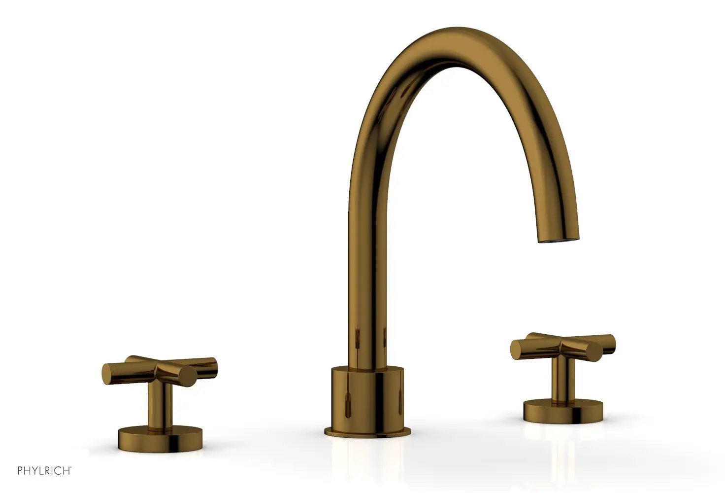 Phylrich TRANSITION Deck Tub Set - Cross Handles by Phylrich