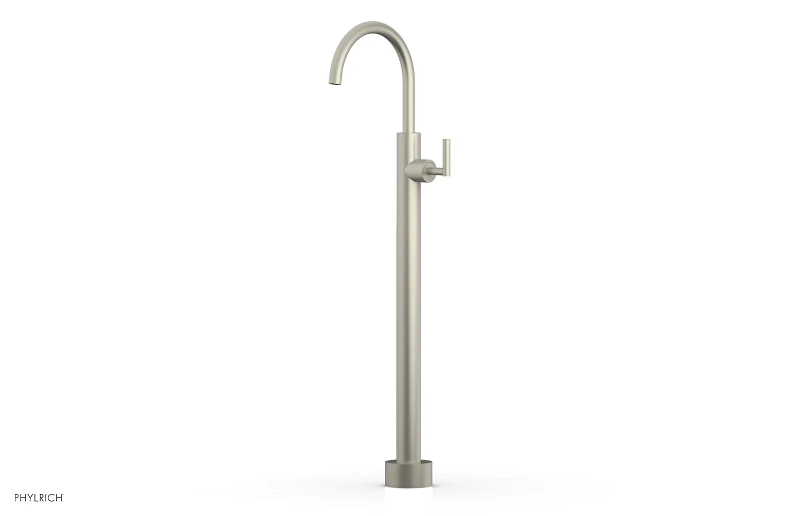 Phylrich TRANSITION Tall Floor Mount Tub Filler - Lever Handle by Phylrich