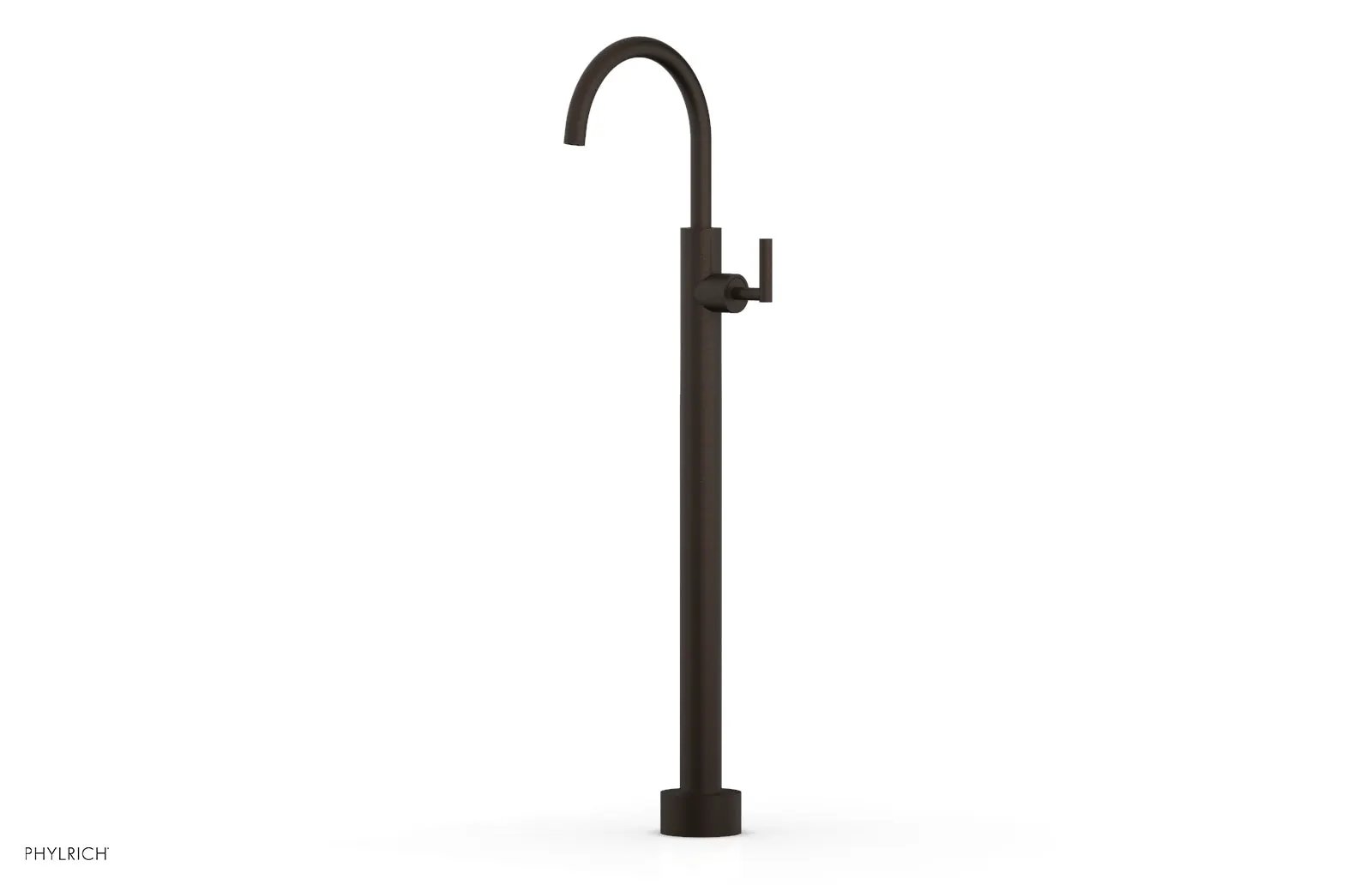 Phylrich TRANSITION Tall Floor Mount Tub Filler - Lever Handle by Phylrich