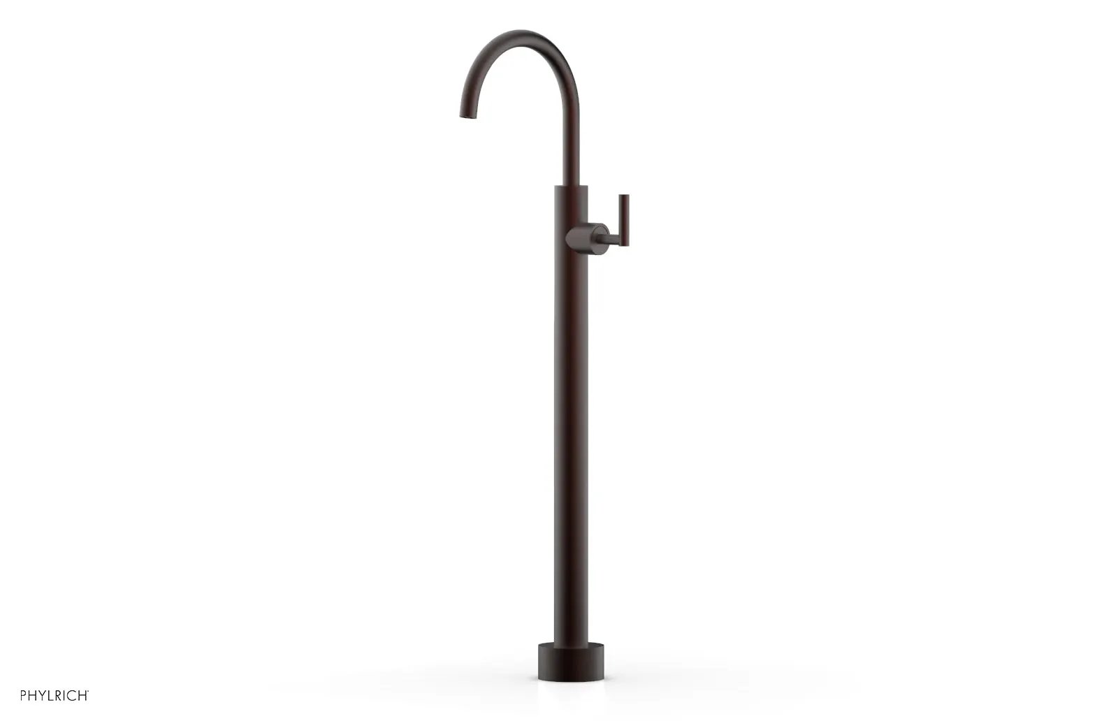 Phylrich TRANSITION Tall Floor Mount Tub Filler - Lever Handle by Phylrich