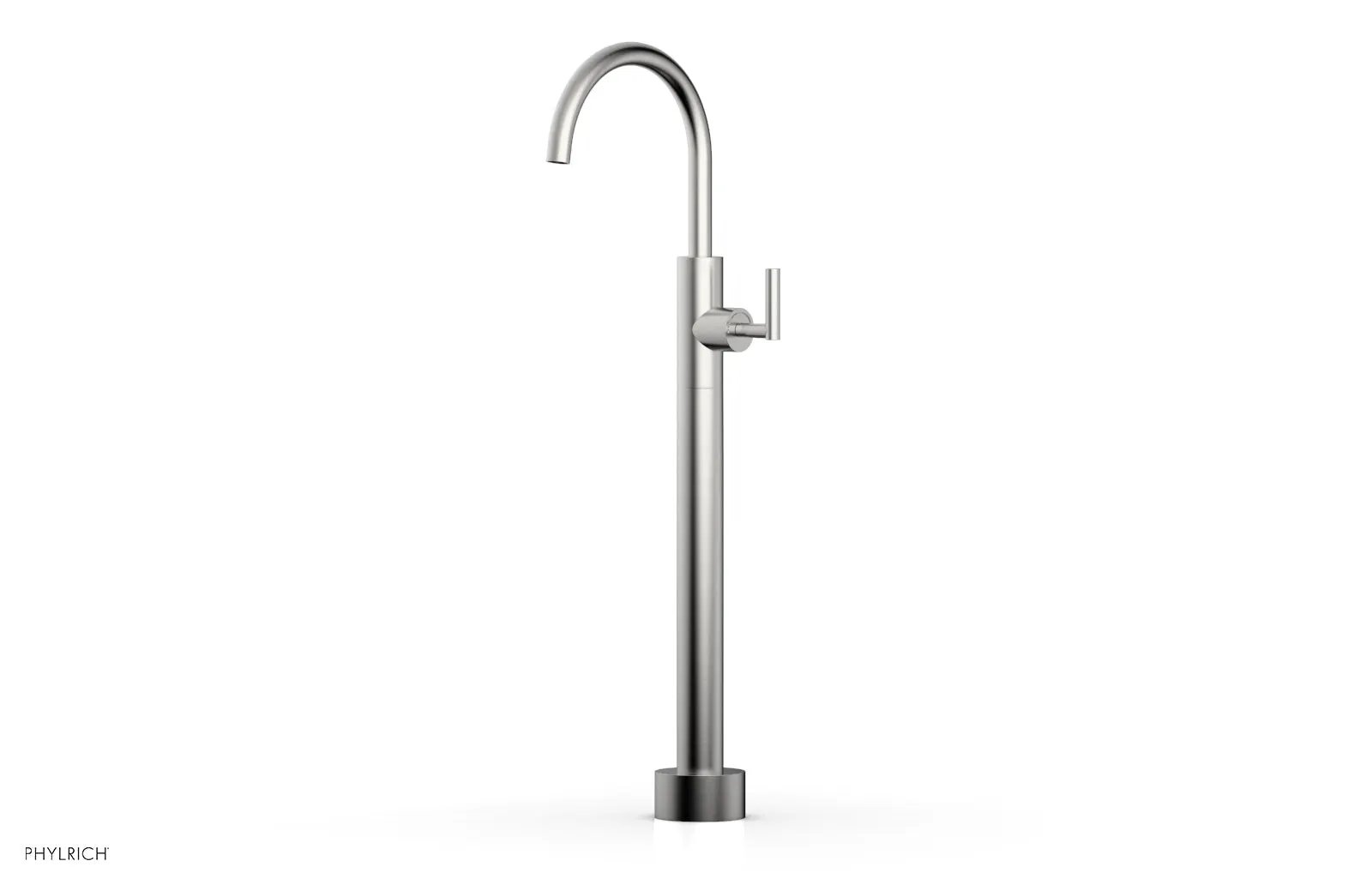 Phylrich TRANSITION Low Floor Mount Tub Filler - Lever Handle by Phylrich