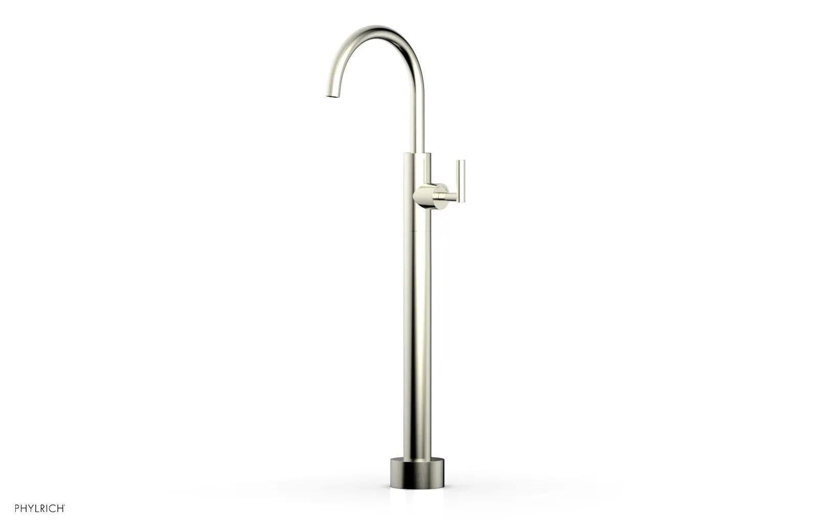 Phylrich TRANSITION Low Floor Mount Tub Filler - Lever Handle by Phylrich