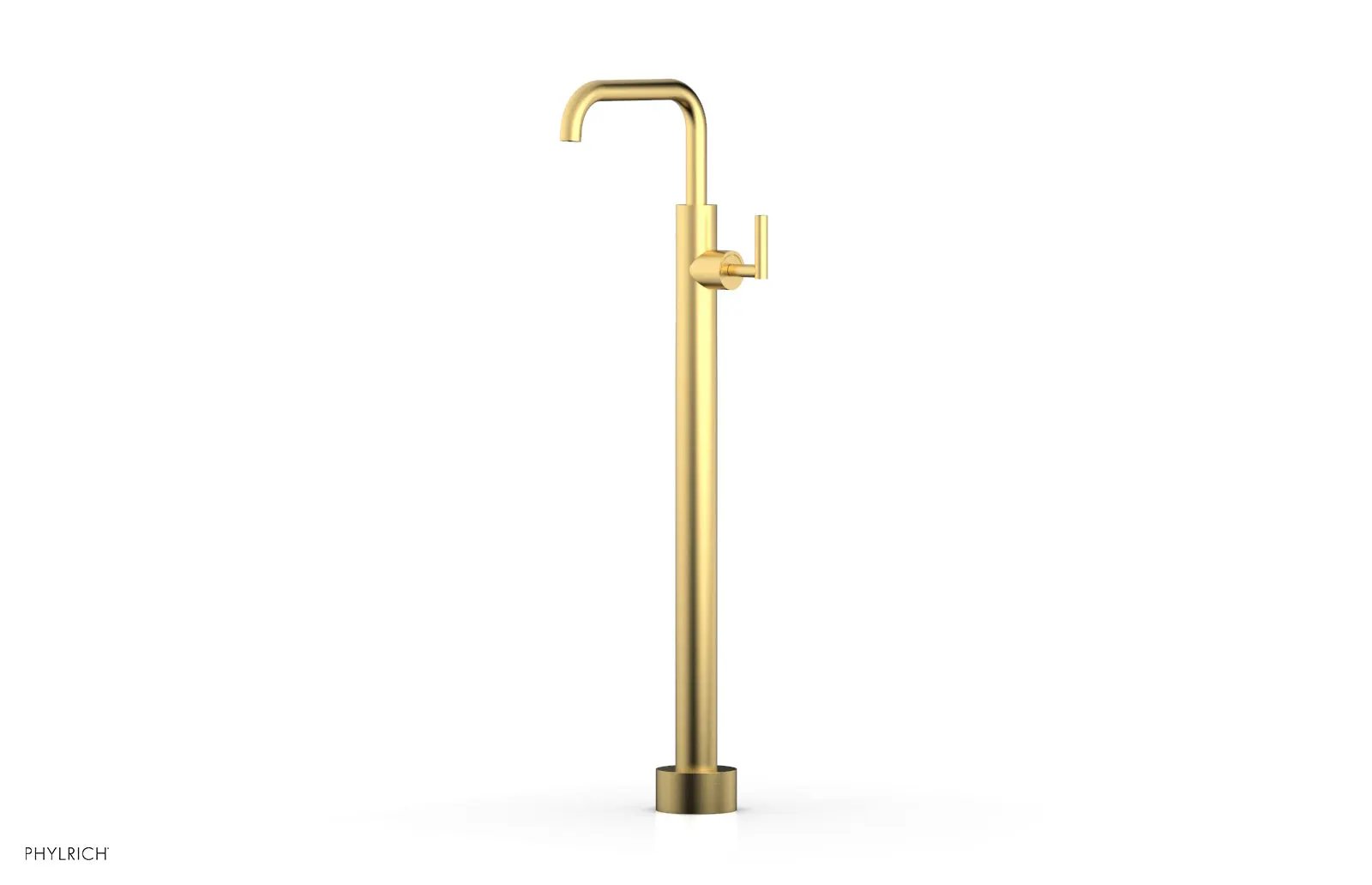Phylrich TRANSITION Tall Floor Mount Tub Filler - Lever Handle by Phylrich