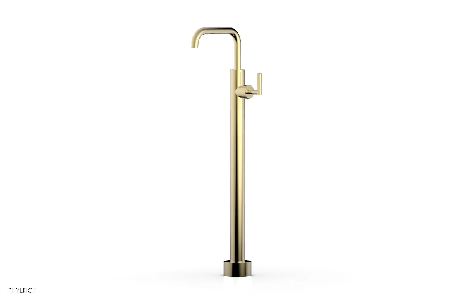 Phylrich TRANSITION Tall Floor Mount Tub Filler - Lever Handle by Phylrich