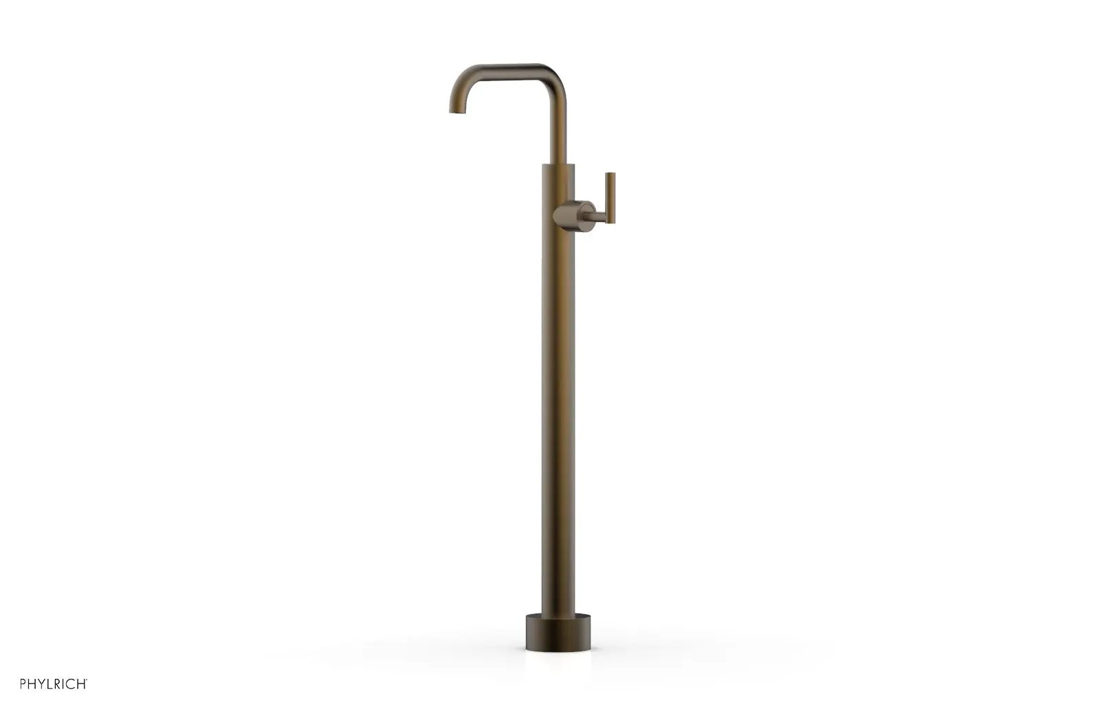 Phylrich TRANSITION Tall Floor Mount Tub Filler - Lever Handle by Phylrich